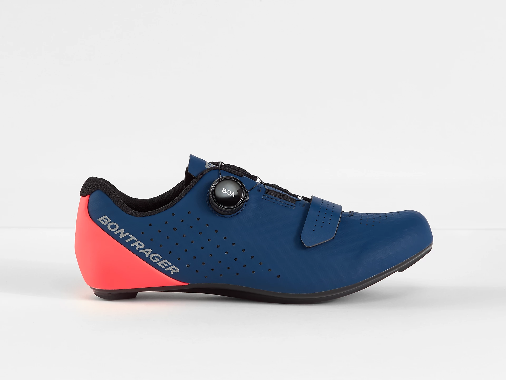 Bontrager Circuit Road Cycling Shoe - Nautical Navy/Radioactive Coral