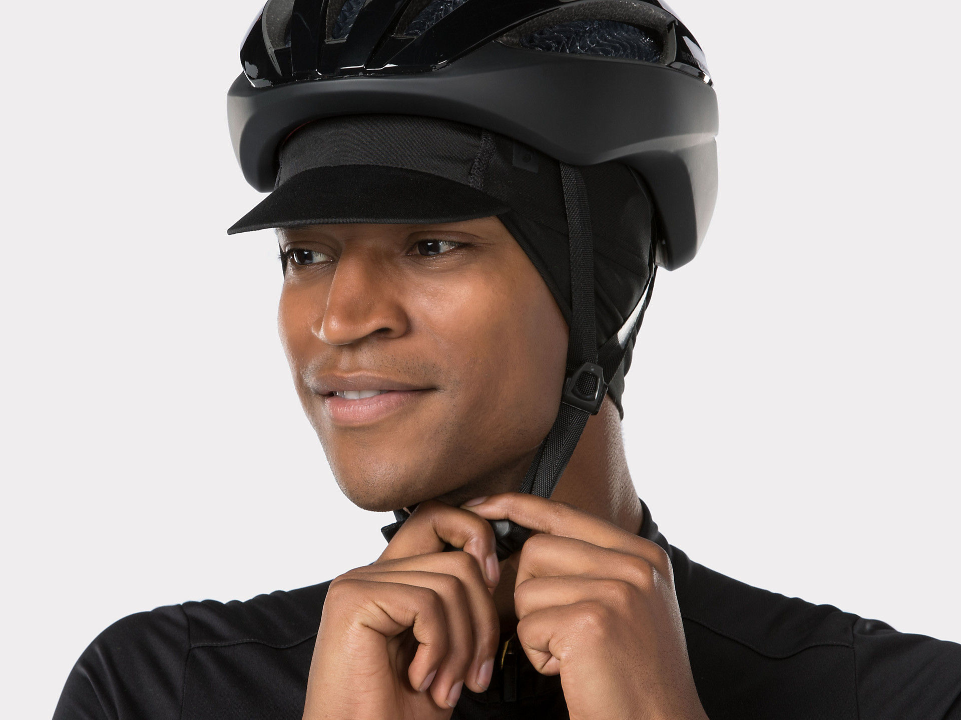 Bontrager Thermal Cycling Cap Black Velo Ronny's Bicycle Store