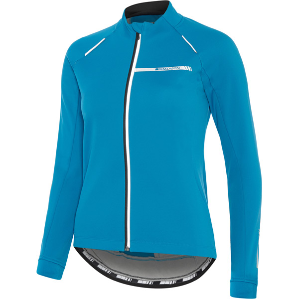 Madison Sportive Womens Softshell Jacket Blue Velo Ronny's Bicycle