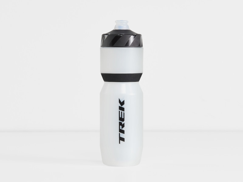 Trek Voda Flow 26oz Water Bottle - Clear/Black - Velo Ronny's Bicycle Store