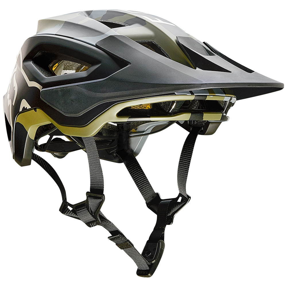 Fox Speedframe Pro Helmet Green Camo Velo Ronny s Bicycle Store