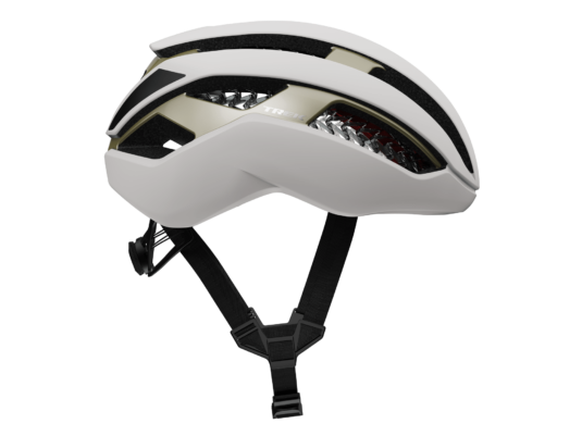 Trek Circuit WaveCel Helmet - Crystal White/Supernova - Image 2