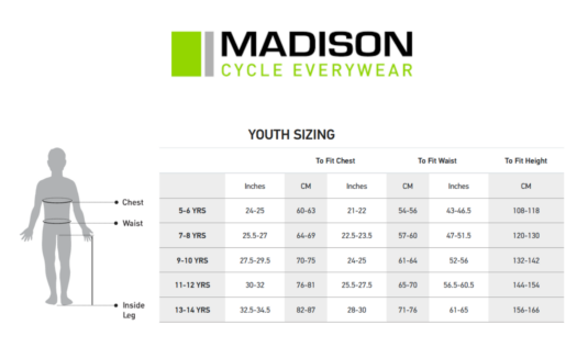 Madison Youth Track Short - Black - Image 2