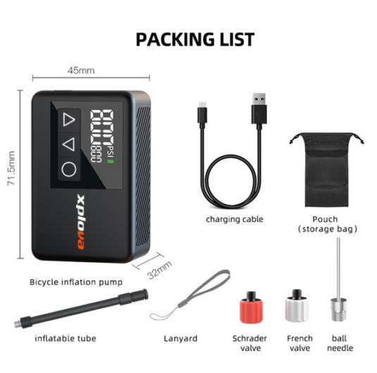 Xplova MP1 Smart Electric Mini Pump - Image 2