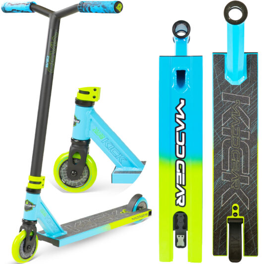 MADD GEAR Kick Pro-X Scooter - Blue/Green - Image 2