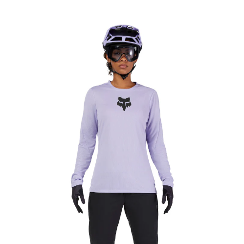 Fox Womens Ranger Long Sleeve Jersey Fox Head - Lilac