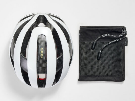 Trek Velocis Mips Road Bike Helmet - White - Image 4