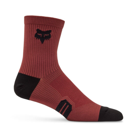 Fox 6" Ranger Sock - Rust