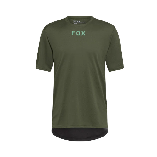Fox Ranger Short Sleeve Jersey Wordmark - Dark Sage