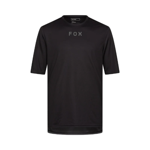 Fox Ranger Short Sleeve Jersey Wordmark - Black