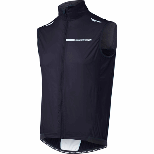 Madison Sportive Windproof Gilet - Black